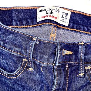 Abercrombie kids super skinny jeans- slim 9/10